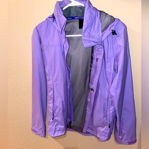 Adidas purple rain and wind breaker jacket size medium